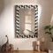 Decorative Wall Mirror with Frame – Stylish Home & Bathroom Accent Mirror